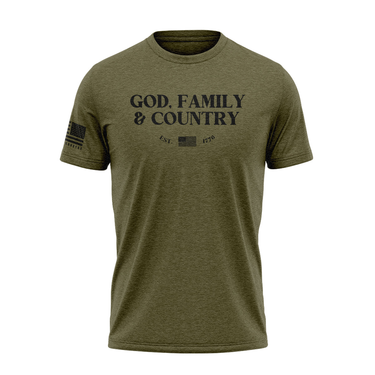 God, Family, Country (Front)