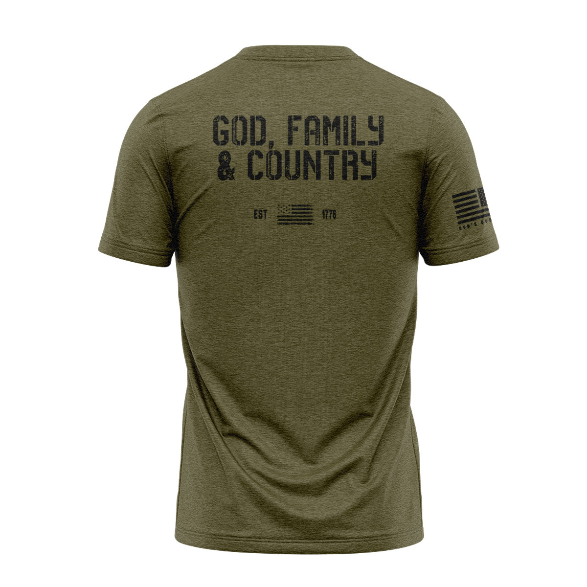 God, Family, Country (Back)