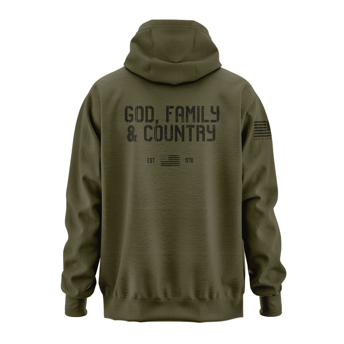 God, Family & Country Hoodie