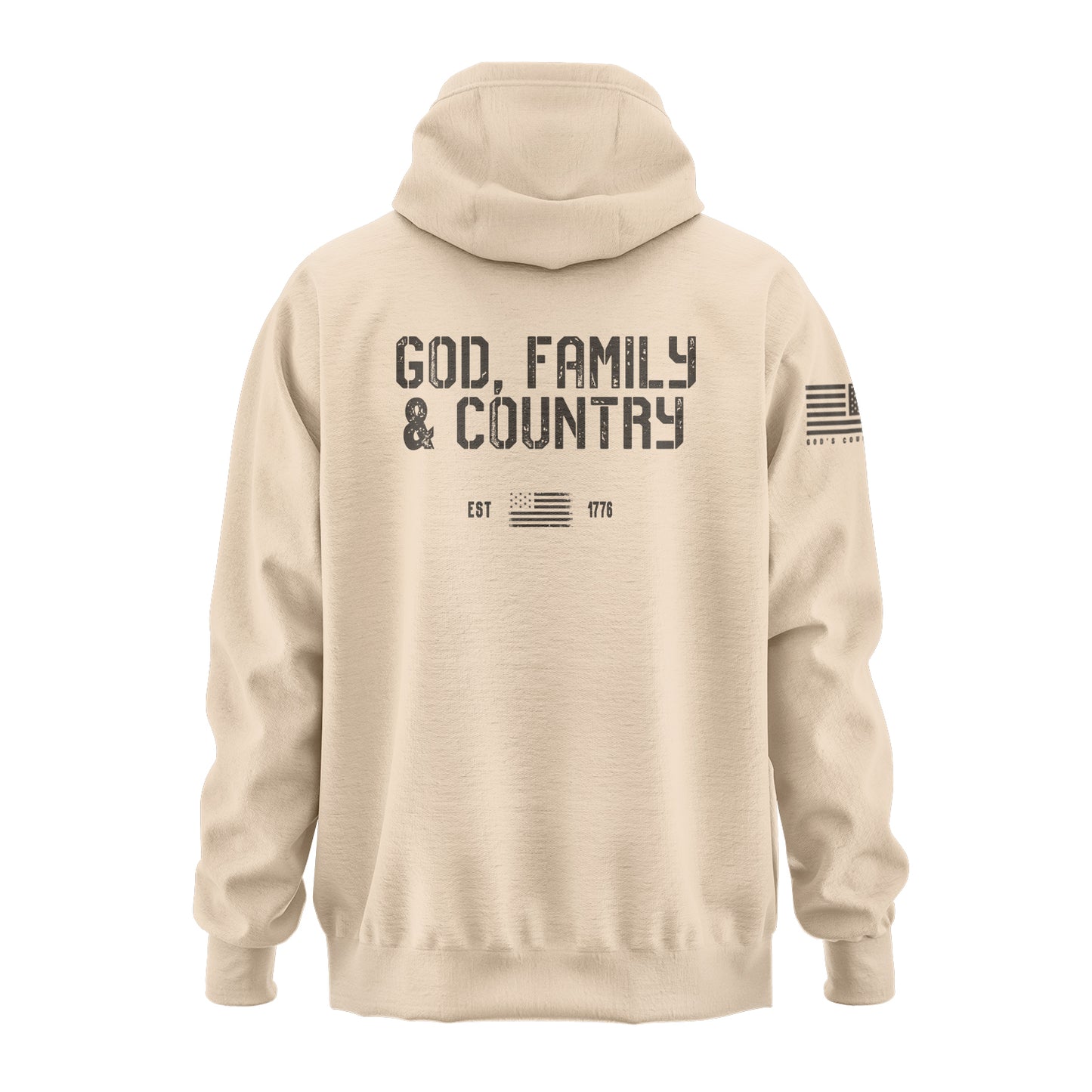 God, Family & Country Hoodie